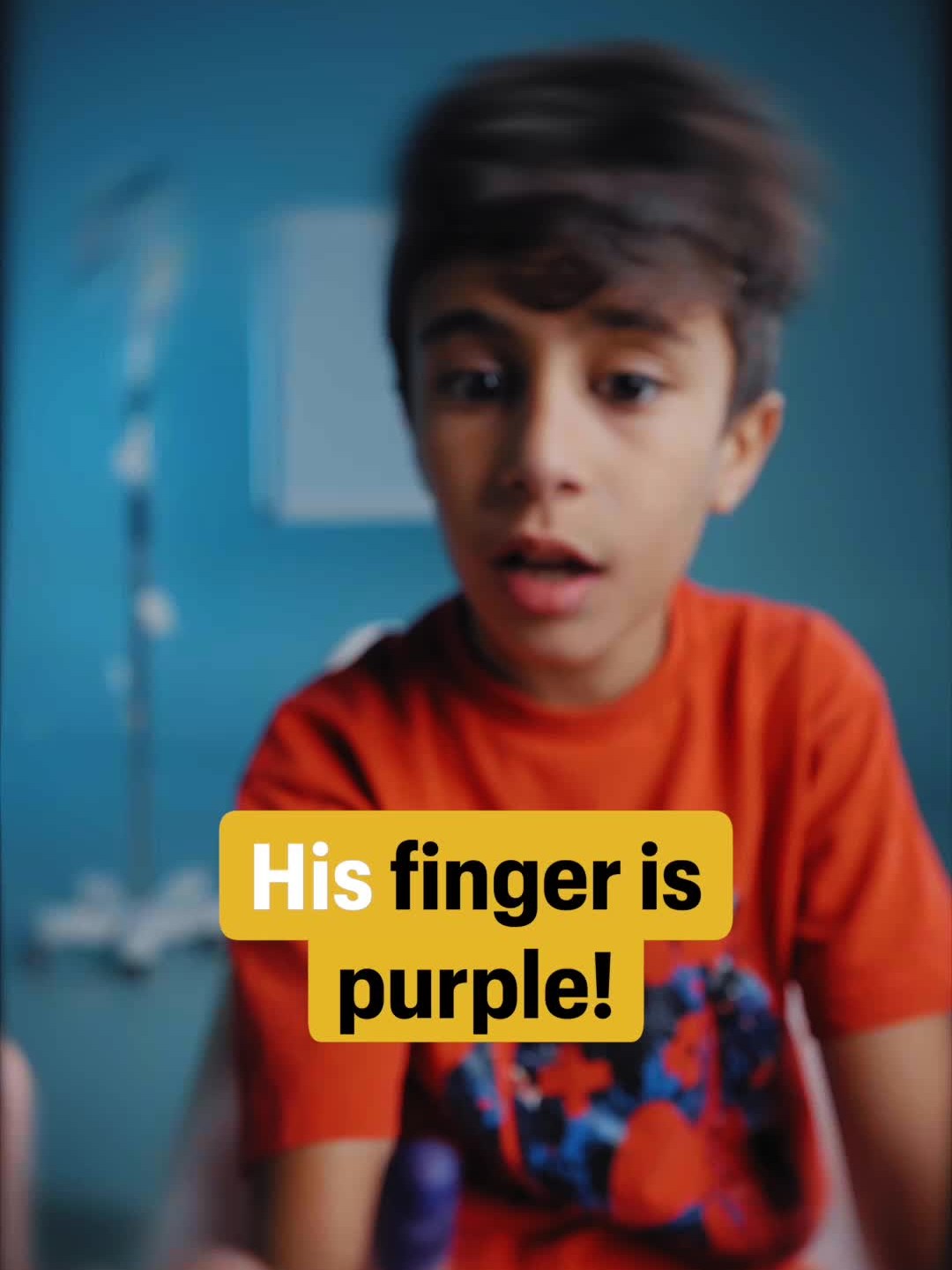 Still from Why Is His Pinky Purple?